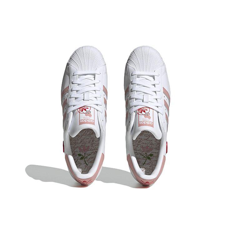 adidas Superstar Valentines Day 2023 - Scarlet Unisex Sneakers White Footwear-White Wonder-Mauve IE6976