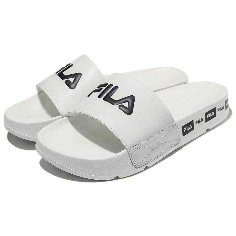 FILA Sports Slippers Unisex White Black Korean Version 'White Black' 1SM01591E_920