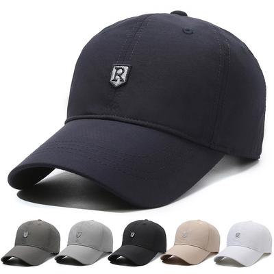Letter Cap Men's Summer Thin Quick-drying Cap Outdoor Sun Cap Breathable Sunshade Baseball Cap