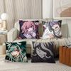 1Pc Anime D-Danganronpas-Cute Pillow Case Fashion Square Pillowcase Bedroom Sofa Room Ins Decoration Leisure