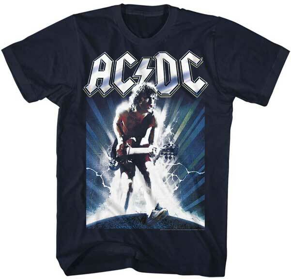 ACDC Ангус Янг Рок-футболка мужская Унисекс футболка XXL