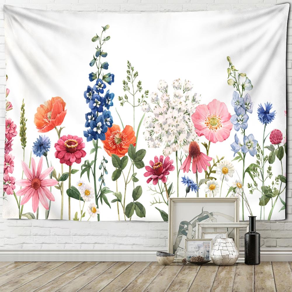 Romantischer Sonnenblumen-Astronaut Wandteppich Wandbehang Hippie Tapiz Kunst Böhmische Mystik Wohnzimmer Schlafzimmer Heimdeko