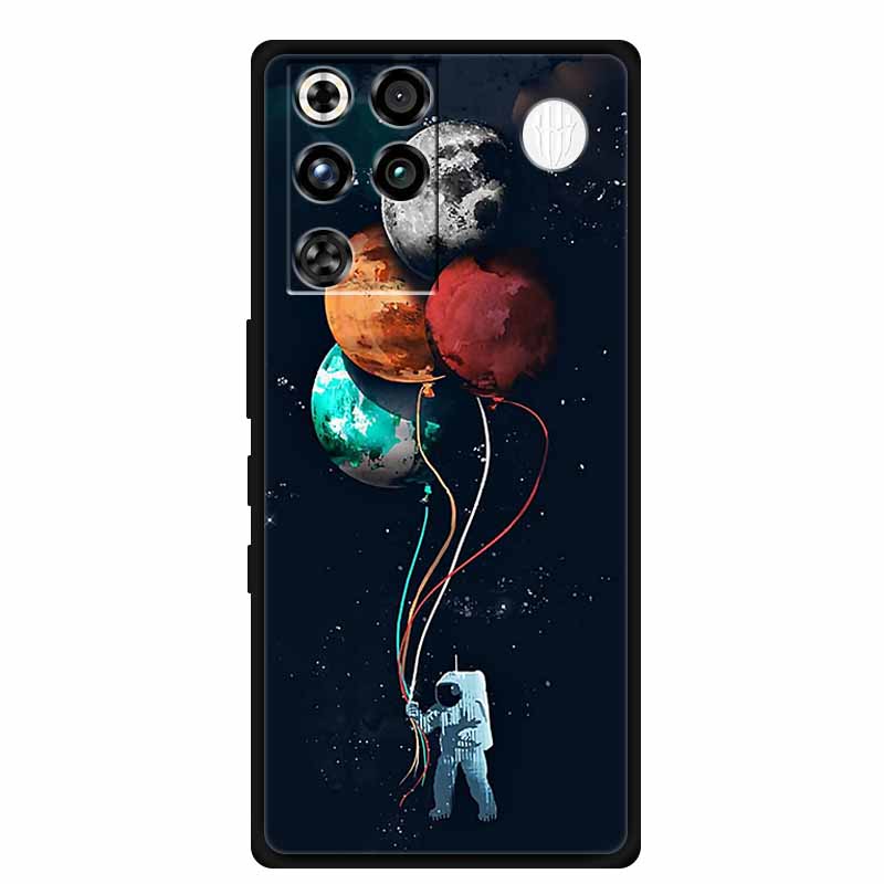 For ZTE Nubia RedMagic 11 Pro 5G Case Black TPU Cool Animal Silicone Back Cover For RedMagic 11 Pro Cases 11Pro Coque Funda Para