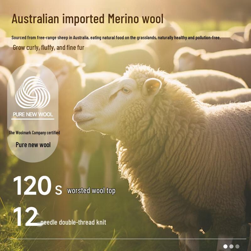 Hengyuanxiang Women's 120-Count Fine Spun Pure Wool Pullover Sweater