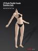 Toys Hobbies Scale Action Figure ANT AB001W White Pearl Skin Super Flexible Seamless Body Large Bust No Clothes Female Body & [TOYBARJAPAN] 1/6
