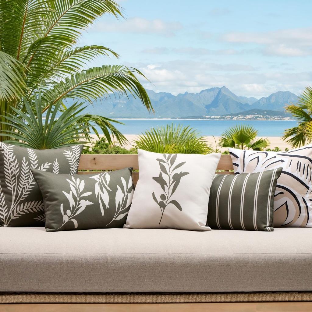 Pillowcase 40 x 40 Tileo Khaki