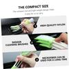 BELLIFFY 3-in-1 Car Brush Air Conditioner Interior Brush Keyboard Cleaning Computer Vent Home Detail Cleaning Louver Brush
