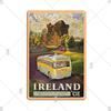 Landscape Ireland City Tin Sign Dublin Metal Signs Vintage Retro Metal Plate Decorative Plaque for Home Club Wall Decor Gift