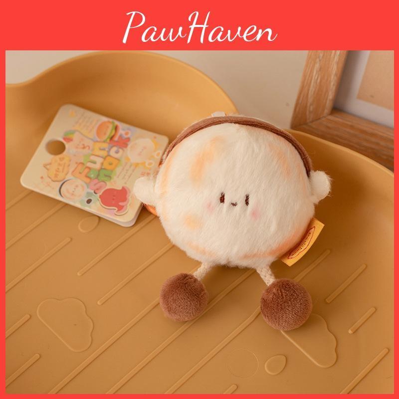 Dumpling Hamburger Soup Food Food Plush Toy Keychain Kids Stuffed Animal Doll