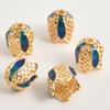 10pcs/Lot Vintage Enamel Flower Bead Cap Accessories For Jewelry Making Supplies Bohemia End Caps Handmade Connectors Materials