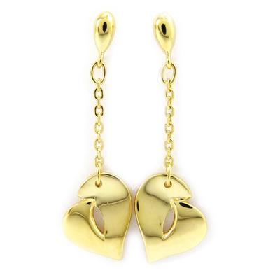 [G2303] - Gold Plated 'Love' Earrings