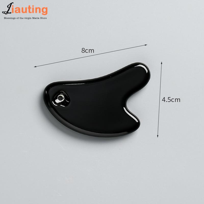 

1PC Facial Gua Sha Tools Face Massagers Ceramic Gua Sha Scraper Board For Face Lift Slimmer Reduces Puffiness Body Massage Tool