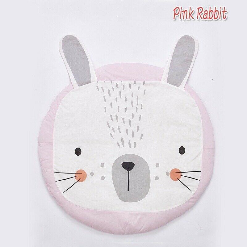 Fox Print Animals Cuddle Play Mat With Soft Fabric For Infant Development And Parentchild Interaction
