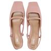Zara New Year Collection Comfortable Elegant Chunky Heels 3.5cm Women Heels Pink 11831410