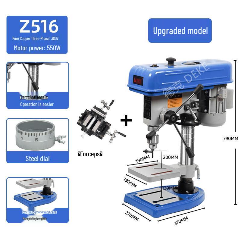 Deke Z516BC 16mm High Power 750W Bench Drill Press & Mill Machine