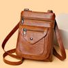 Damer Axelväska Liten Väska Kvinnor Casual Damplånbok Toppkvalitet Telefonficka Brun Kvinnor Mode Crossbody-väskor För Flickor