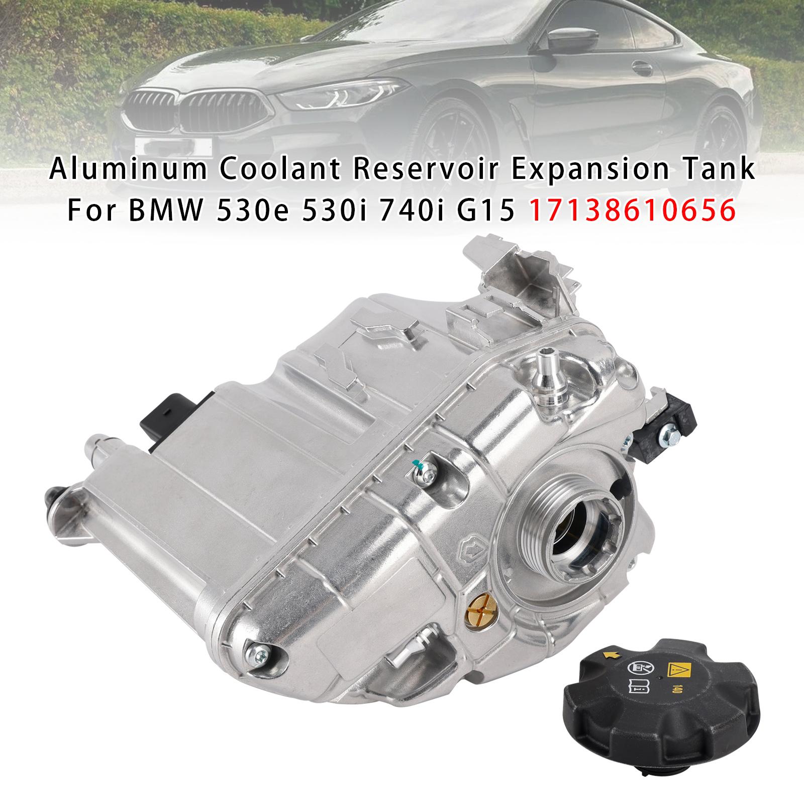 Aluminum Coolant Reservoir Expansion Tank For BMW 530e 530i 740i G15 17138610656