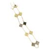 10 Flower Sweater Chain Double-sided Four-leaf Clover Necklace Accessible Luxuryfashion Flower Pendant Clavicle Chain Necklace