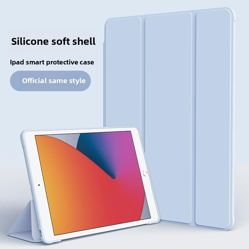 Soft Silicone 3 Fold Case for 2022 iPad 10 10.2 Inch iPad Pro 11 Mini 6 Air 5 Protective Cover
