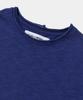 Laikeueomojeu Cutoff One-Wash Crop Short Sleeve Tee_Blue