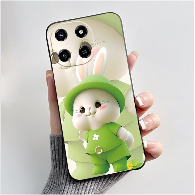 For Blackview Color 6 Case Luxury Cute Love Rabbit Funny Soft Silicone Protective Back Cover For Black View Color 6 Phone Case