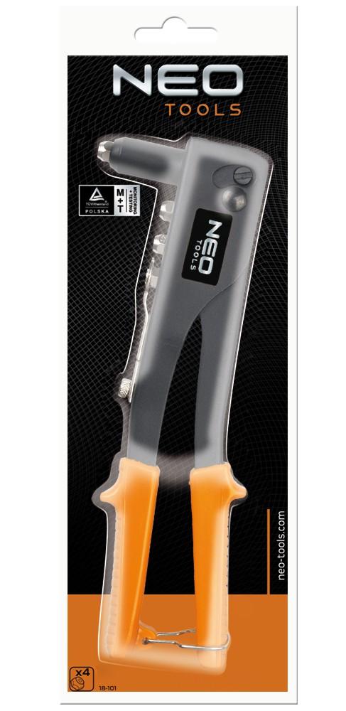 Riveter For Steel And Aluminum Rivets 2.4 - 4.8Mm - T N18-101