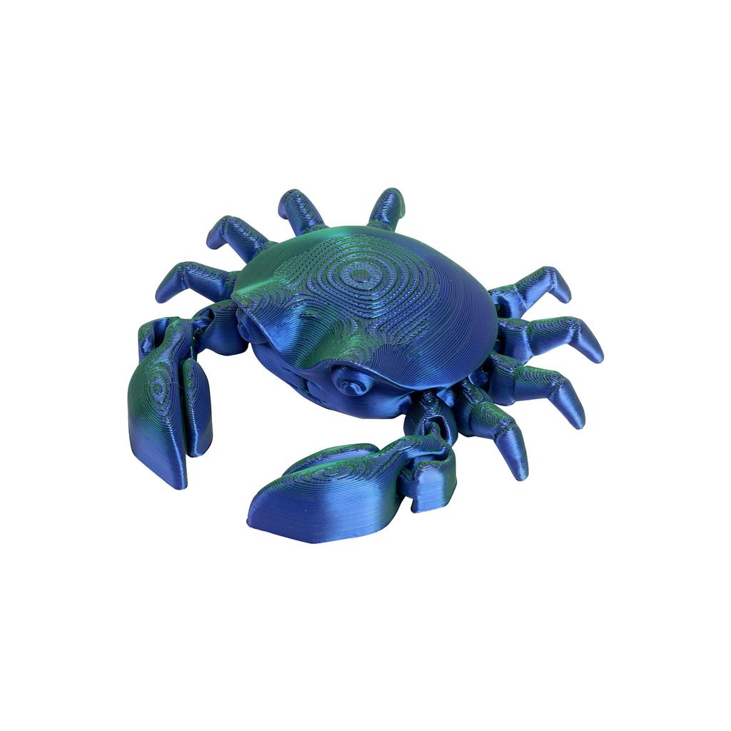 3D tištěný krab, kloubový model, flexibilní kloubové zvíře, soška mořského živočicha, levné 3D tištěné předměty, úleva od stresu, úleva od podrážděnosti, hračky pro ADHD
