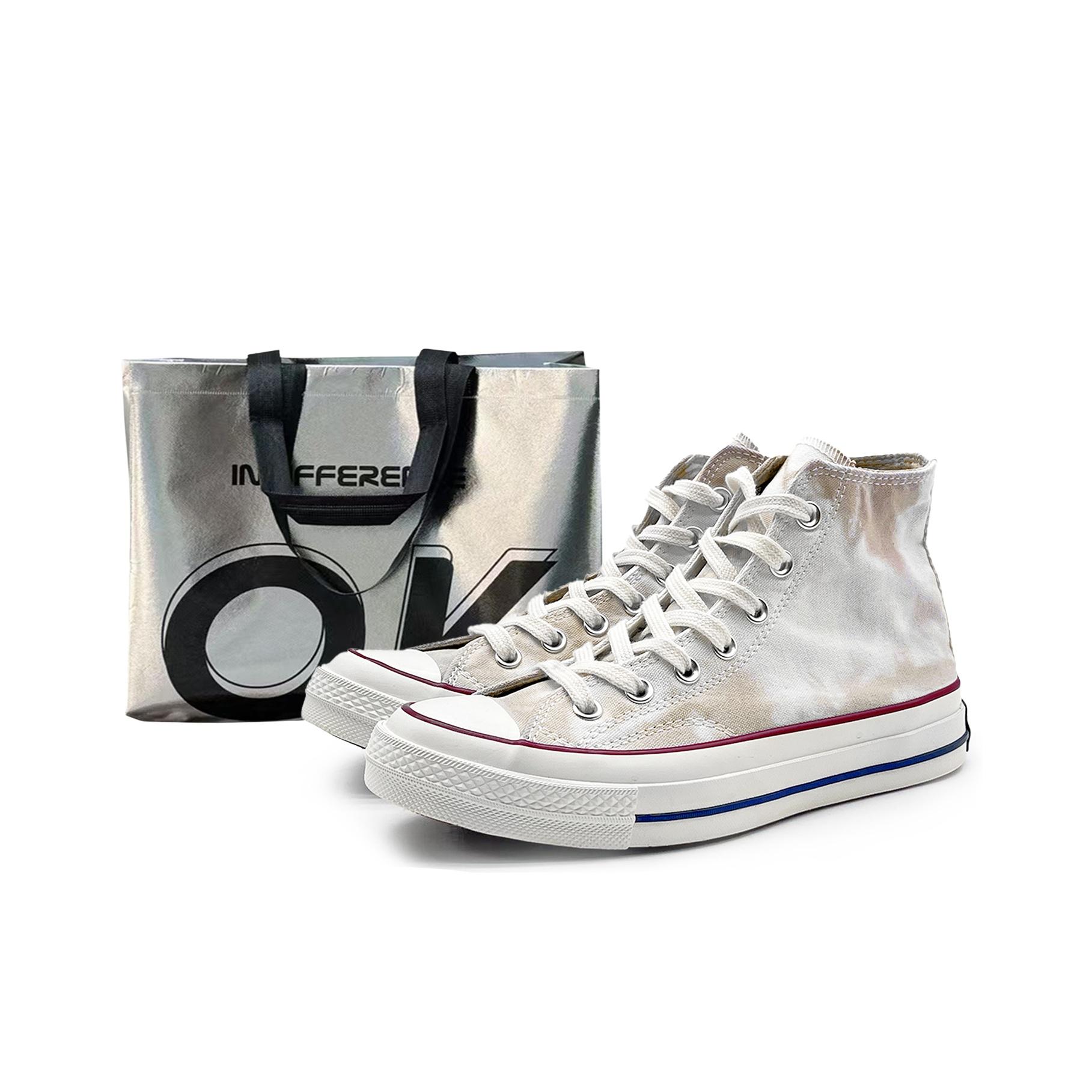 

Converse 1970s Abrasion Resistant Slip Resistant High top Canvas Shoes Unisex White Brown 162056C(Team486- SBOX) 36.5