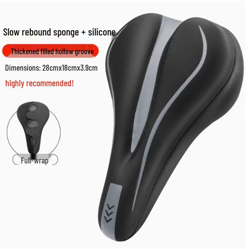 Lishi Waterproof Silicone Bicycle Seat Cover 2-Pack