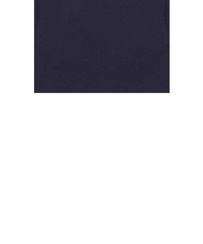 LUVISTRUE Curved L Set Tee(Navy)