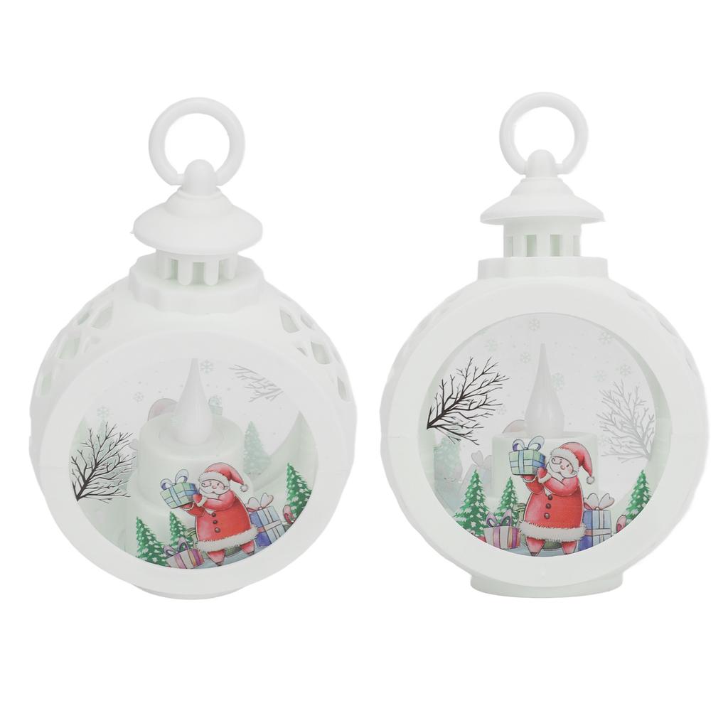 Weihnachtslaterne Vintage Exquisite Textur Festliche Hängelaterne für Desktop-Ornament Partydekoration