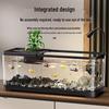 Living Room Ecological Fish Tank with Oxygenation and Wave-Making Features