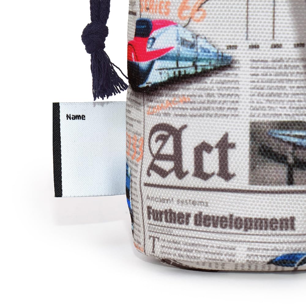 COLORFUL CANDY STYLE Water Bottle Shinkansen and Railway World NM703900 Holder, Water-Repellent, Lightweight, Design, Gray, Water-Repellent,