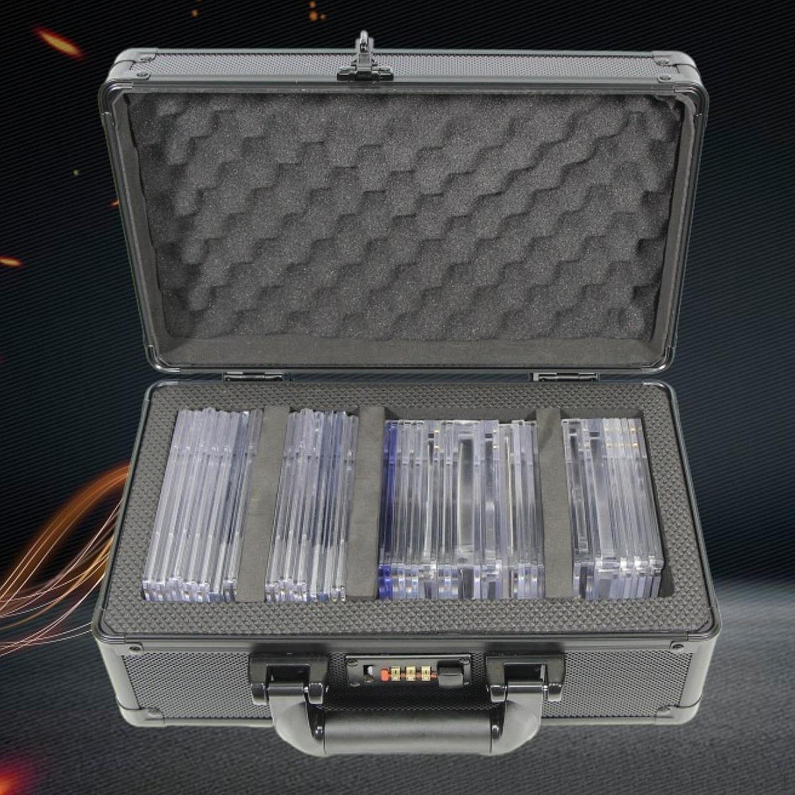 

Trading Card Box Cards Holder Protector Carrying Case for Rating Baseball