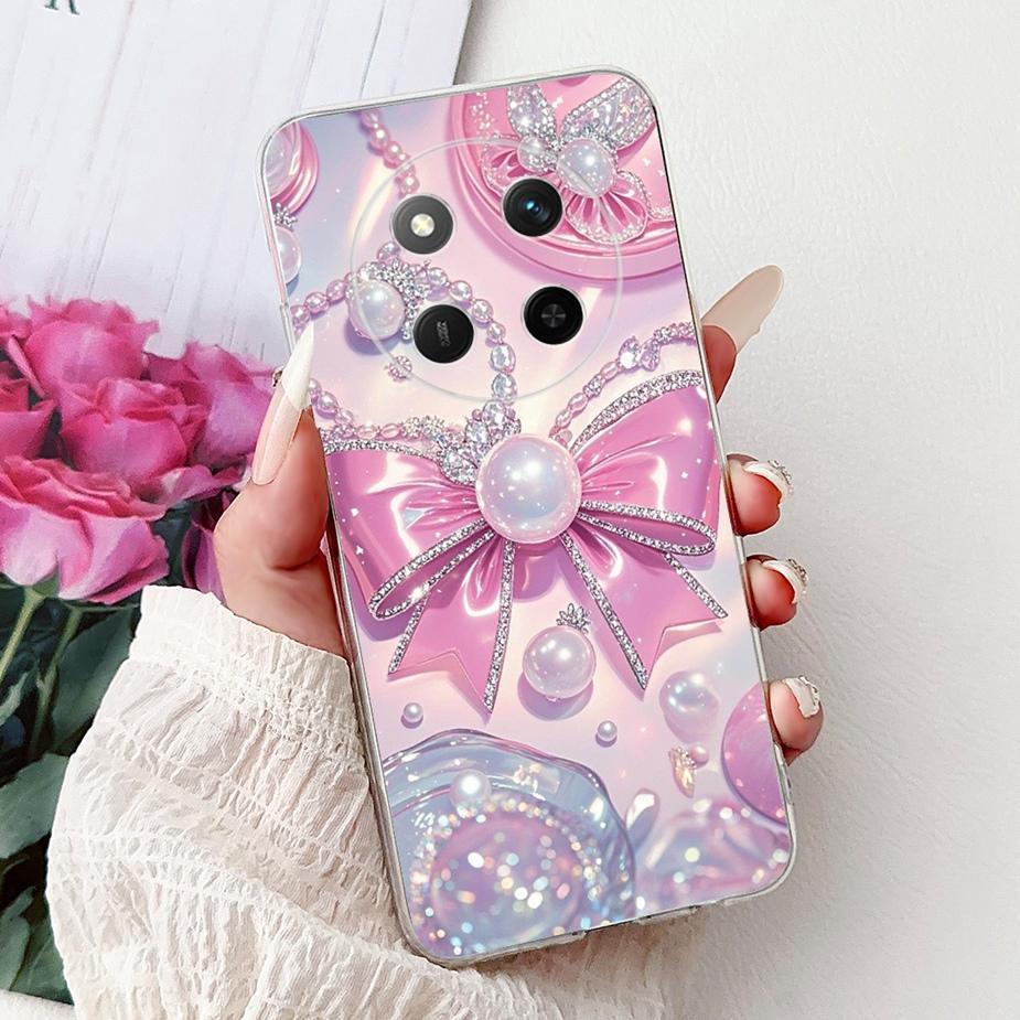 For Honor Magic7 Lite Case BRP-NX1 Coloful Painted Cover Clear Silicone Case For Honor X9C Smart Magic 7 Lite HonorX9C Soft Bags