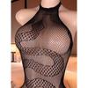 Women Snake Pattern Sexy Lingerie Bodysuit Fishnet Open Crotch Bodystocking Adult See Through Nightwear Intimate Sleepwear For Bedroom Party Role