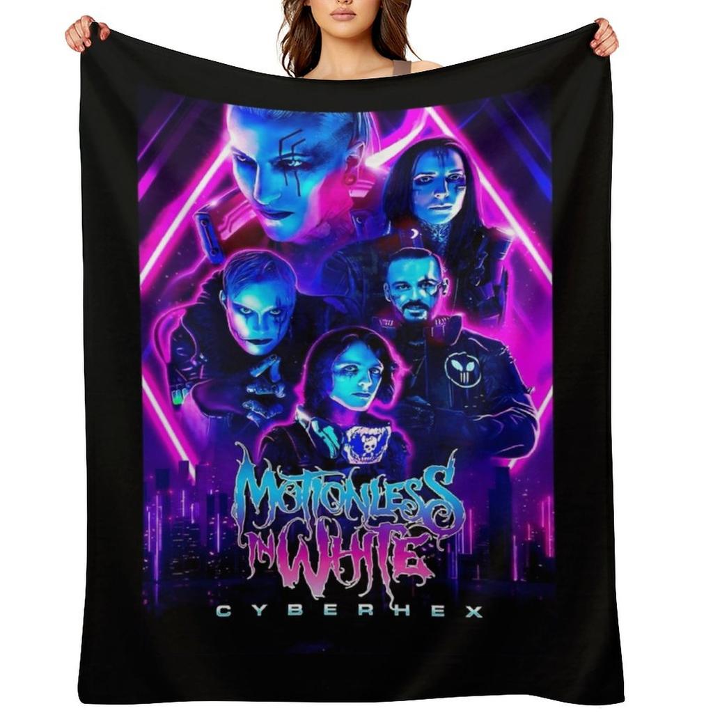 Motionless in white music Throw Blanket Furrys Blankets For Baby Fashion Sofas Baby Blankets