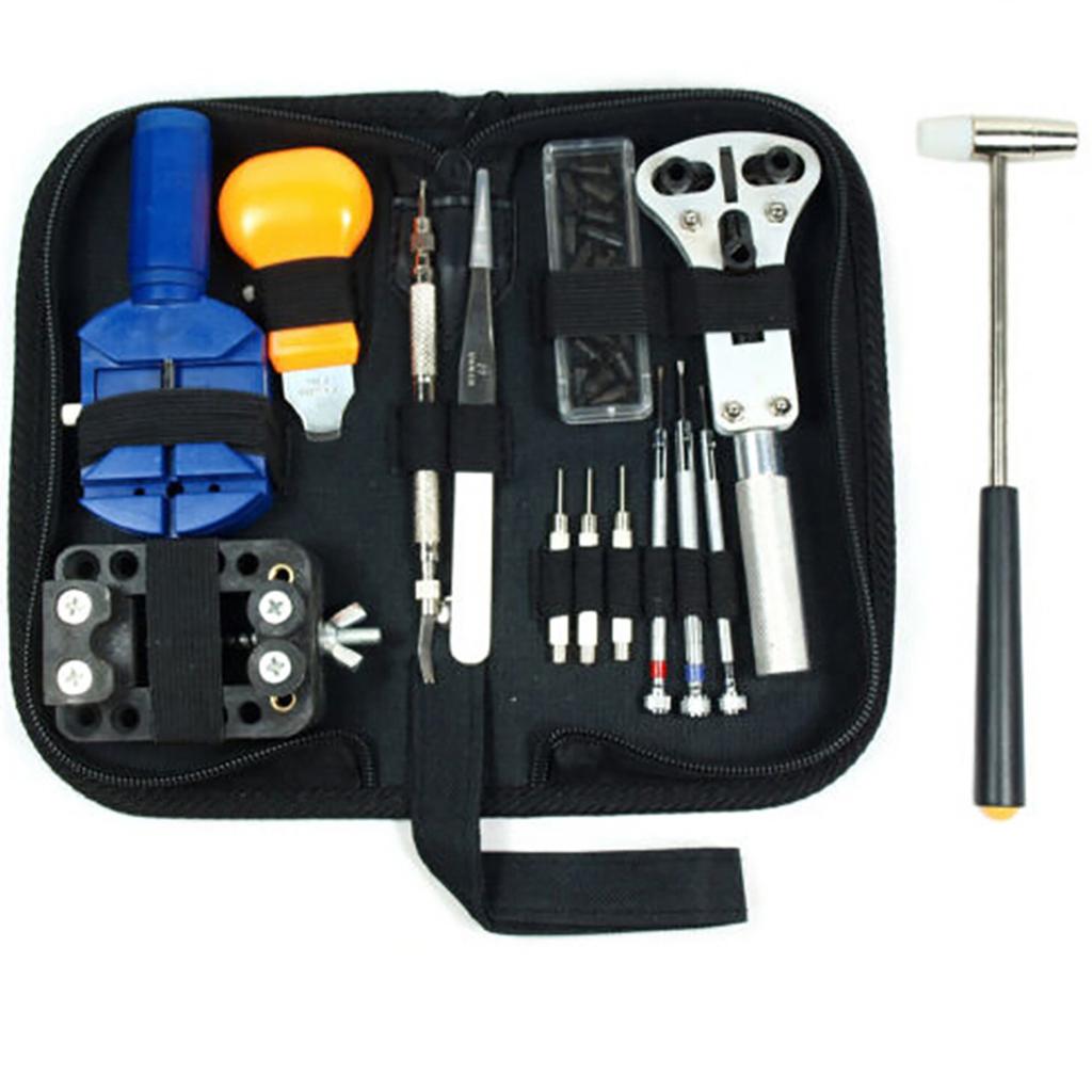 14pcs Watch Repair Tool Watchmaker Kit For Changing Watchband & Opening Watchcase