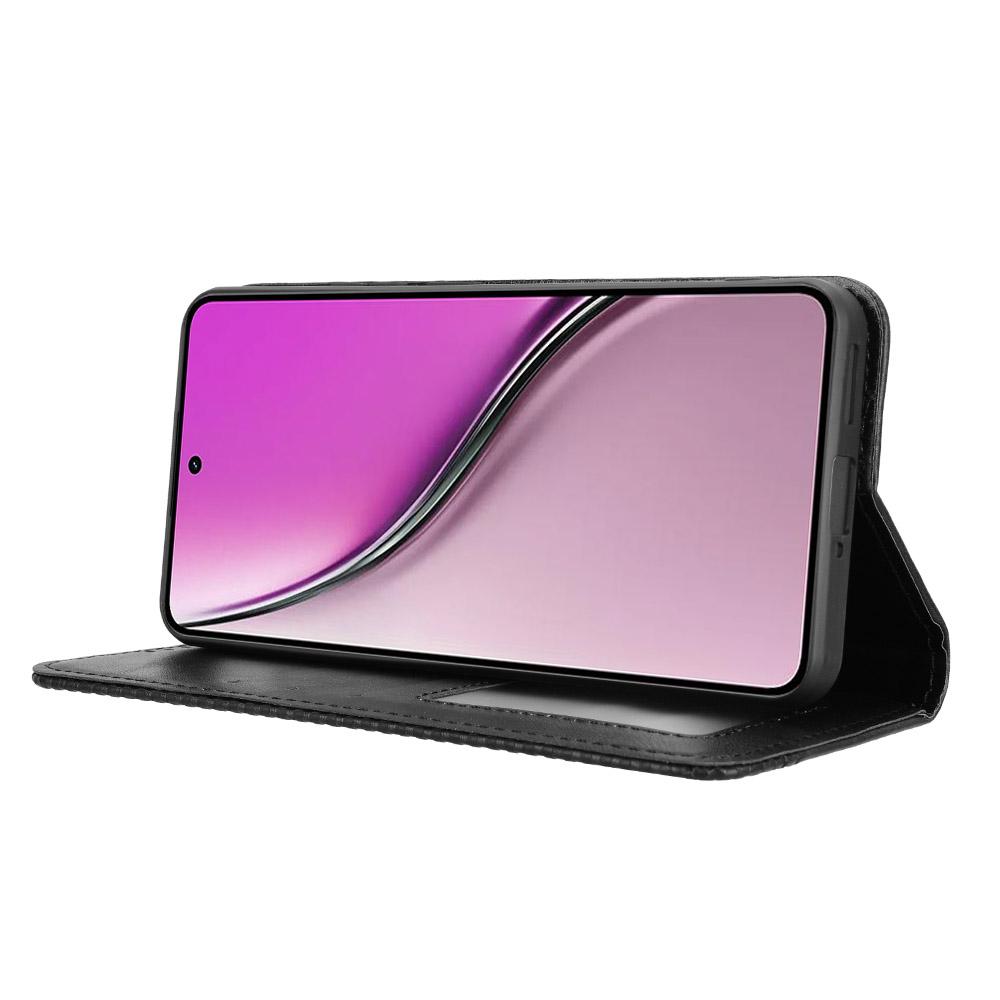 For Realme Neo7x 5G/Realme 14 5G/Realme P3 5G Retro PU Leather Case Phone Wallet Stand Cover