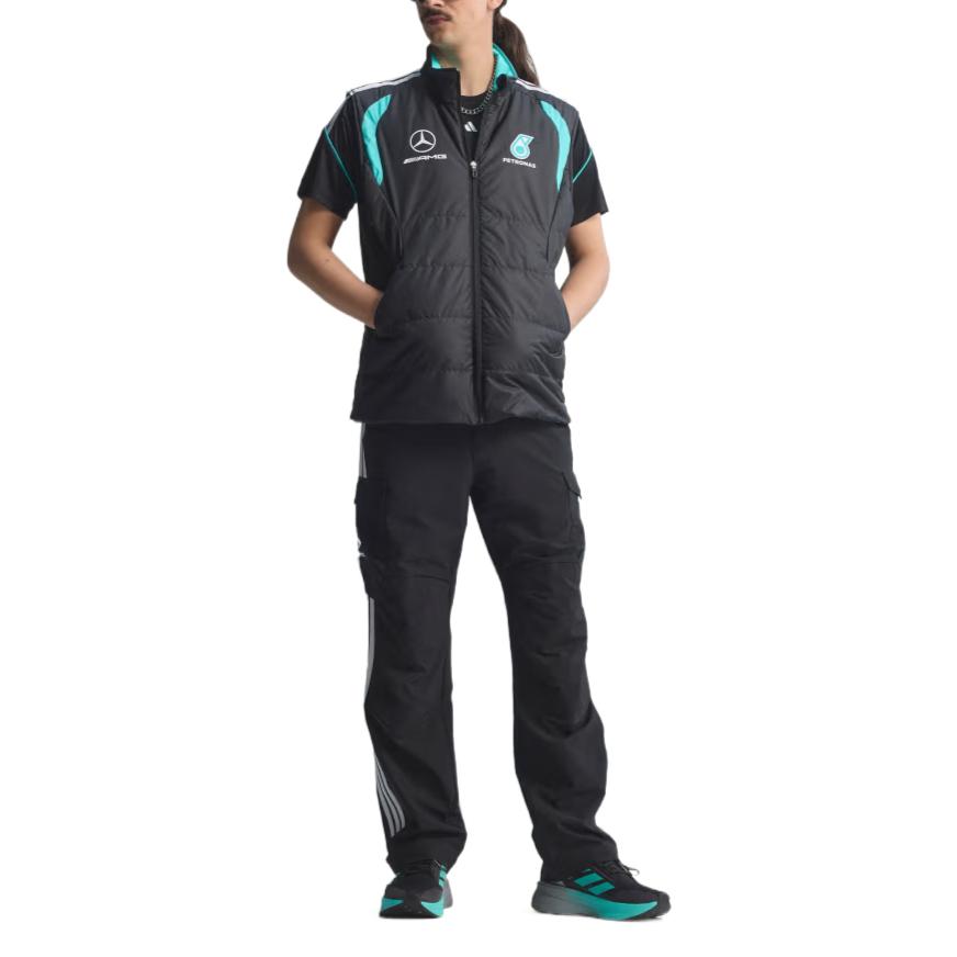 Adidas Mercedes-AMG Petronas F1 Team Comfortable Warm Sleeveless Turtleneck Vest Men vest KE5476