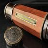Brass Antique Decor Spyglass, Handheld Telescope for Adventure Enthusiasts, Monocular Nautical Decor for Gifting, Kelvin  Hughes London, 81.28 Cm