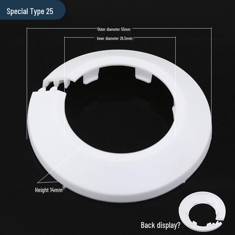 Decorative Pipe Cover Ring for Air Conditioning and Heating Valves