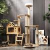 Jingzhou Cat Tree Condo with Scratch Board & Space Capsule