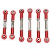 RC Rod Mount Metal Pull Rod Base Mount RC Upgrade Parts for ARRMA Senton for Granite for Big for Rock 1 10 RC Car Red