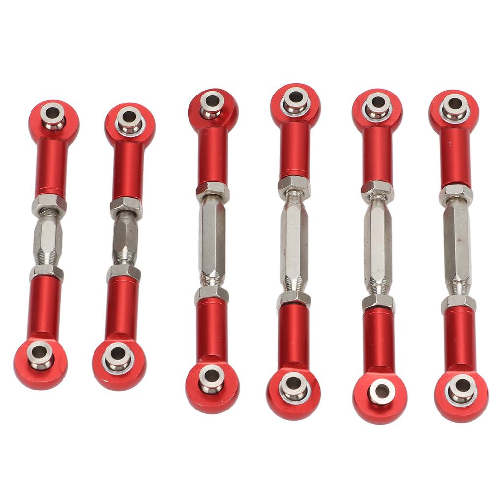 RC Rod Mount Metal Pull Rod Base Mount RC Upgrade Parts for ARRMA Senton for Granite for Big for Rock 1 10 RC Car Red