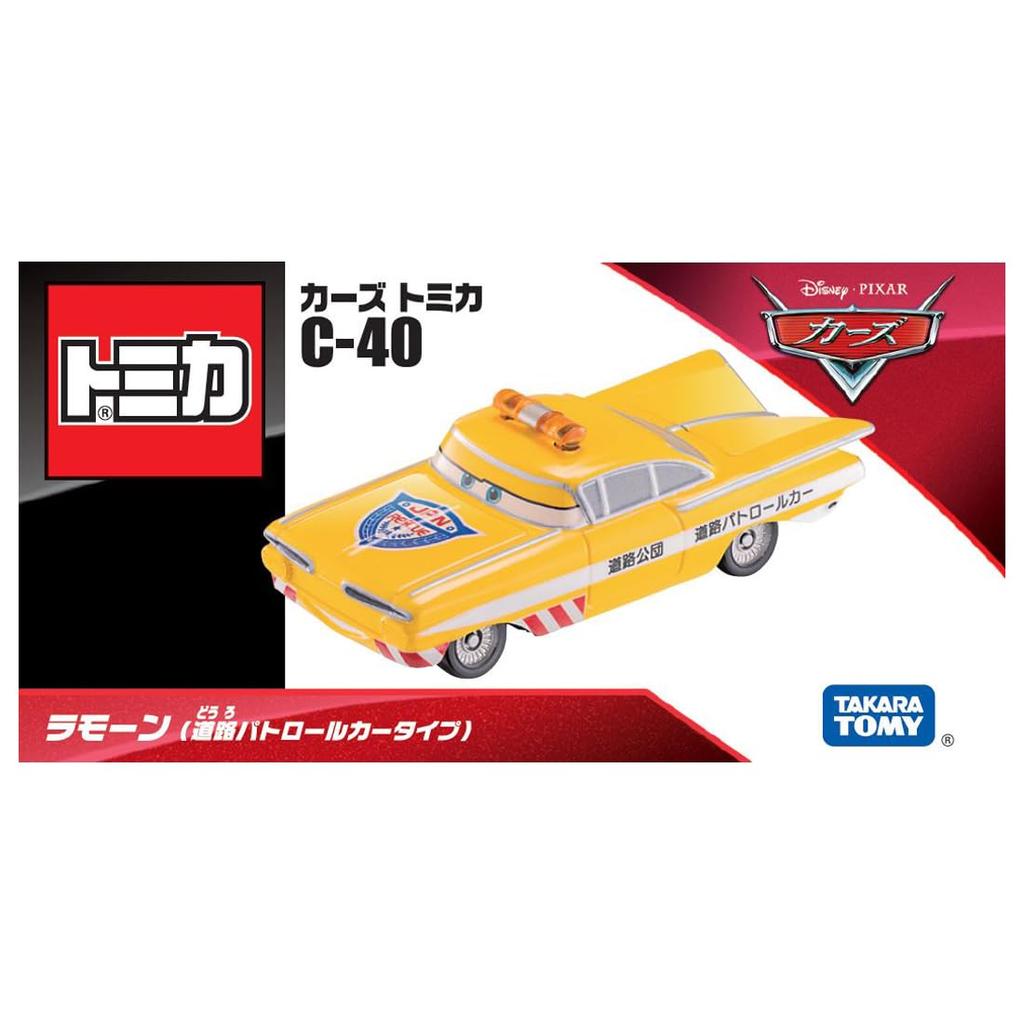 Takara Tomy Disney Cars Tomica C-40 Ramone (Road Patrol Car Type) Miniature Car Toy for Ages 3 and Up