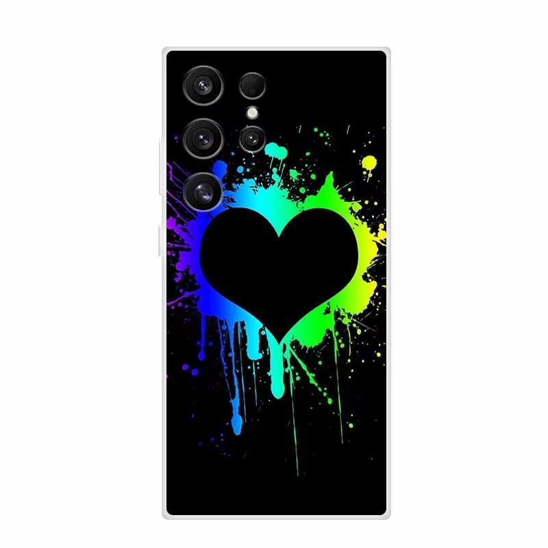 Coque Pour Samsung Galaxy S24 S23 S22 Ultra S21 S24 FE S21 A55 A53 A52S A54 Anti-choc Transparente Silicone Clair Housse de Téléphone Coque