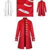 Men Renaissance Medieval Steampunk Jacket Gothic Retro Uniform Windbreaker Coat