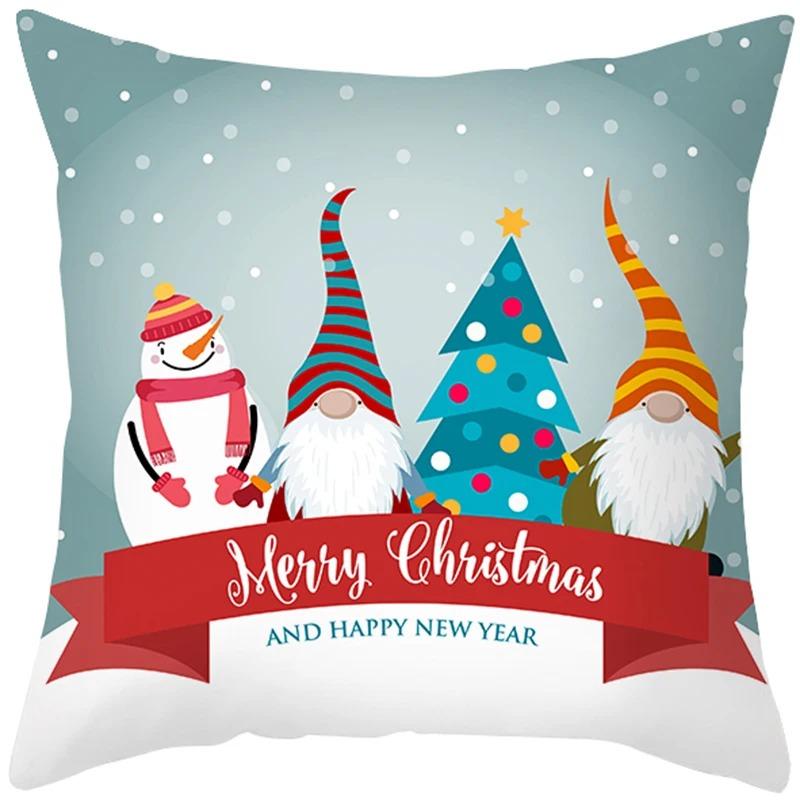 Povlaky na polštáře s vánoční tématikou Autodoplňky Kancelář Santa Claus Pohovka do obývacího pokoje Domácí povlaky na polštáře