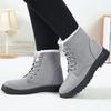 Boots Woman Snow Casual Women Booties Lace Up Shoes Woman Solid Ankle Boots Warm Plus Size Botas Mujer Winter Boots Women